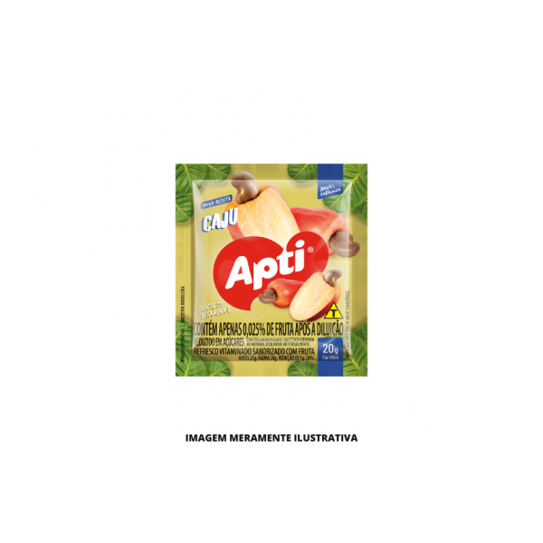 REFRESCO EM PO - APTI - 20g CAJU - DP15